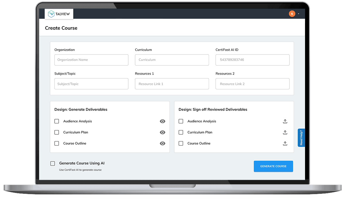 Talview Certifast AI Fast-Tracks Tech Certification Course Creation