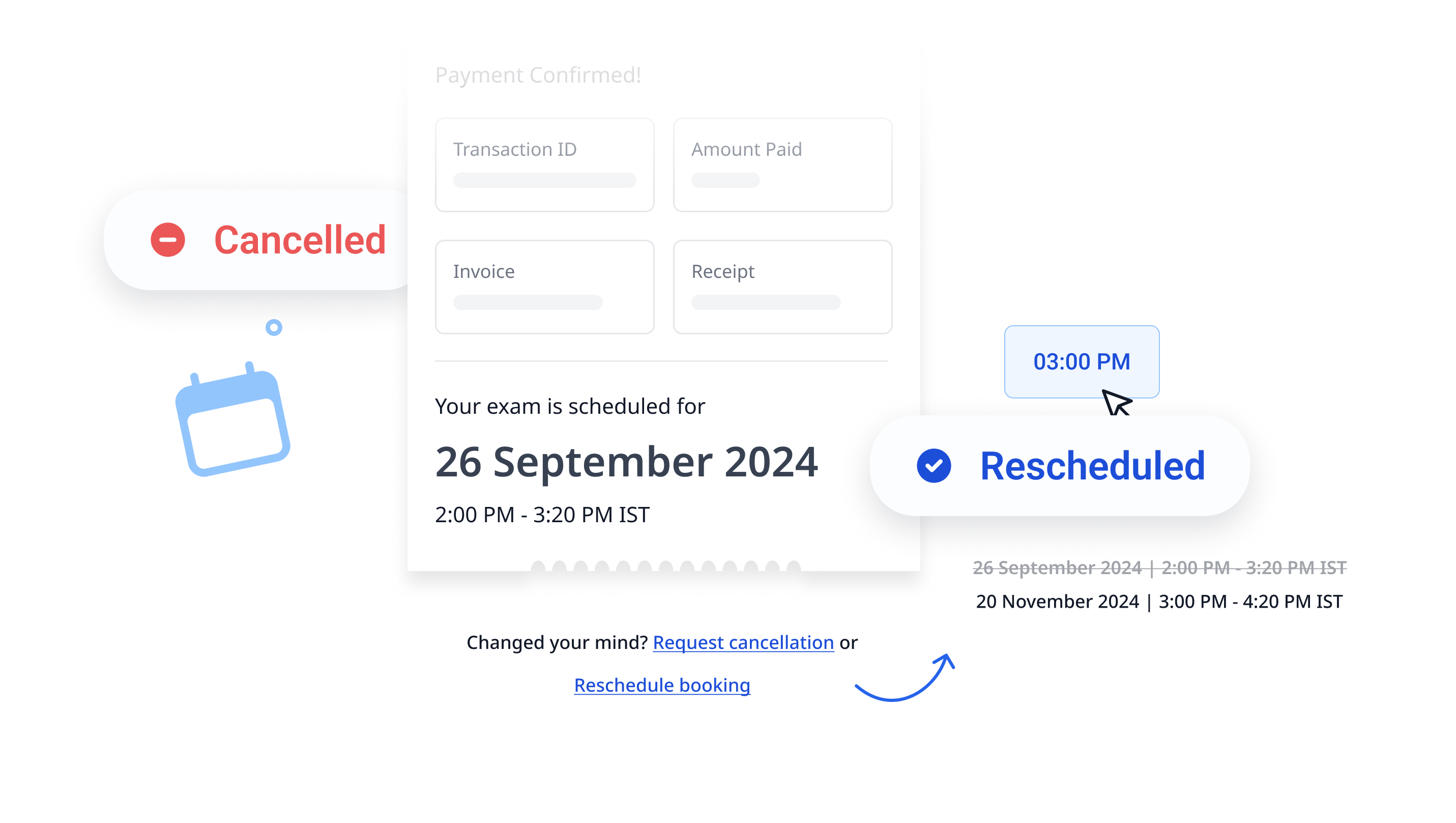 Configurable Reschedule & Cancellation Policies