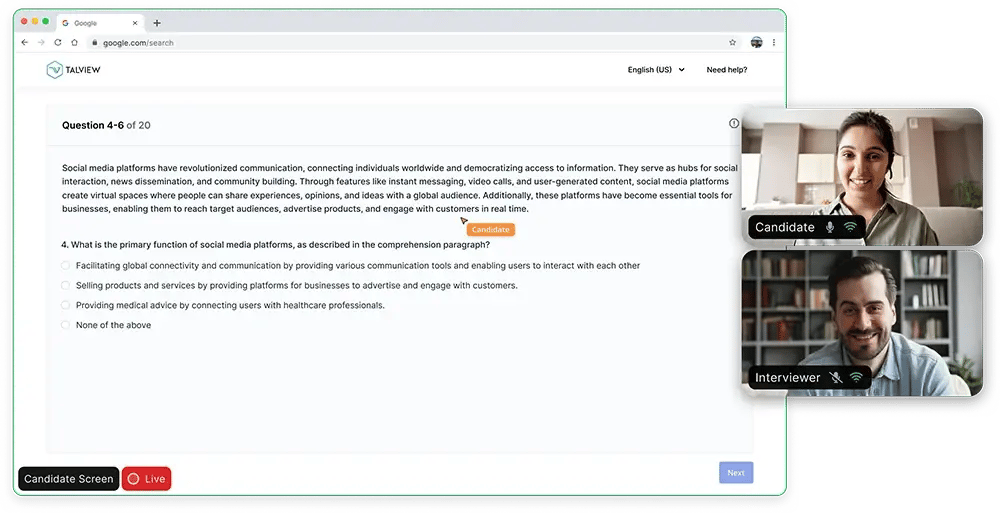 Live Screen Share