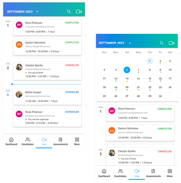 Mobile-Calendar