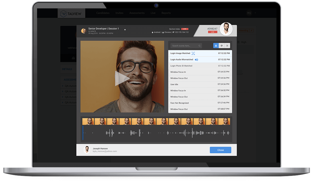 Record and Review Proctoring Software