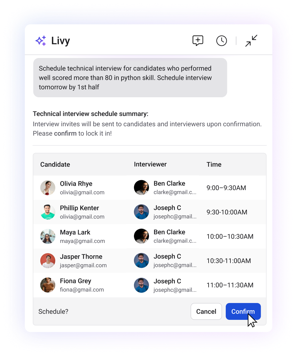 ai assistant for recruiters