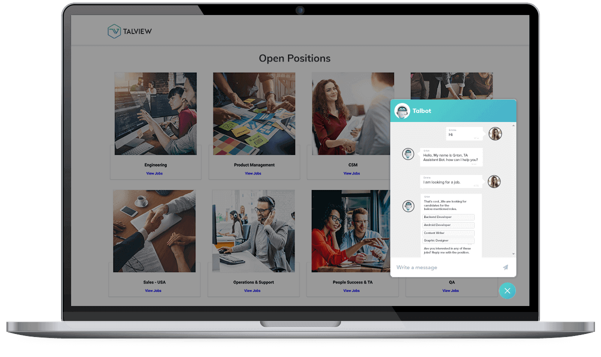 Recruitment Chatbot | Talent Acquisition Chatbot | Talview
