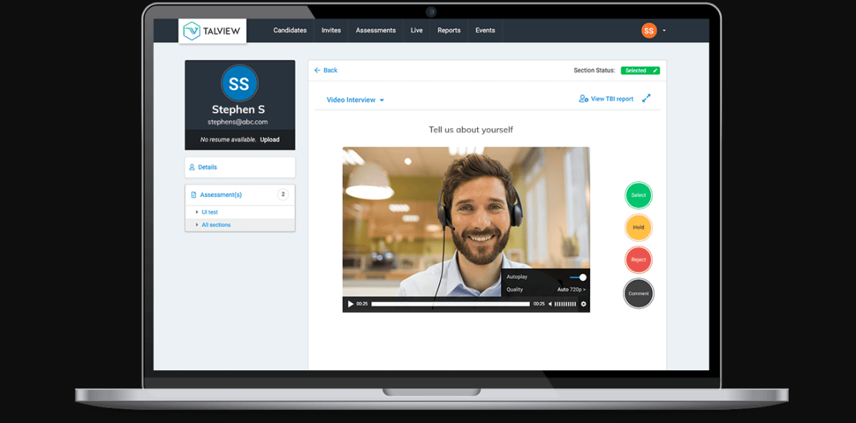 Talview Video Interviews