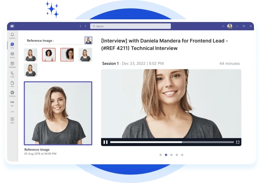 interview on microsoft teams