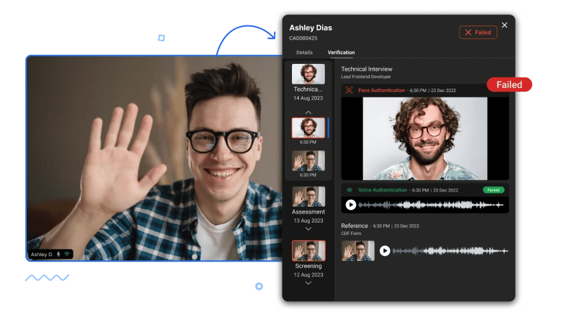 Real-Time Face & Voice verification
