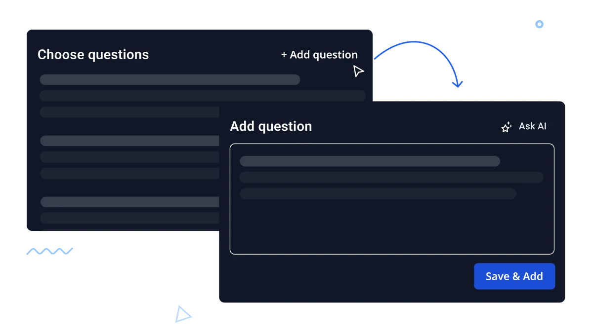 Question generation with AI