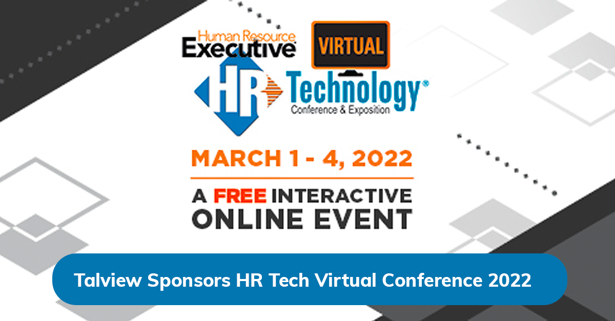 Talview Sponsors HR Tech Virtual Conference 2022