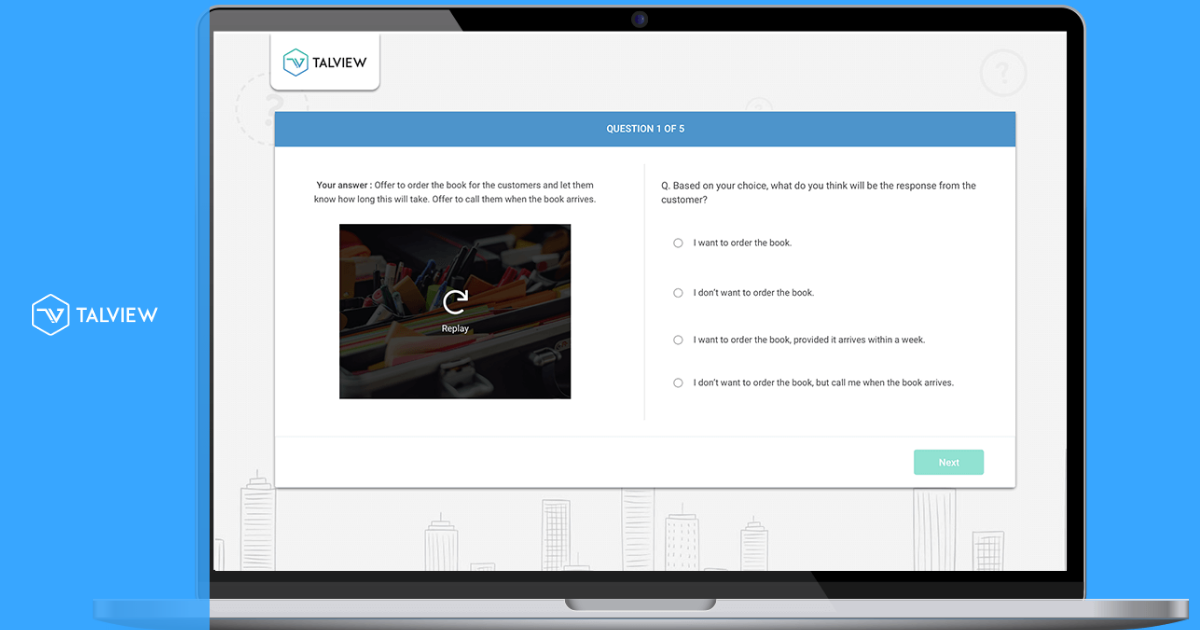 Hiring with Talview - Assessments