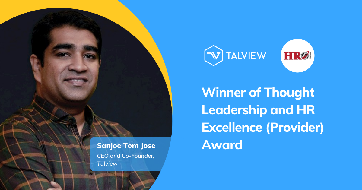 Winner of Thought Leadership and HR Excellence Award by HRO Today