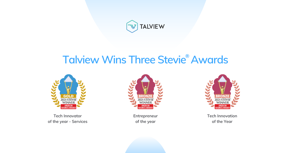 Talview wins 3 Stevie Awards