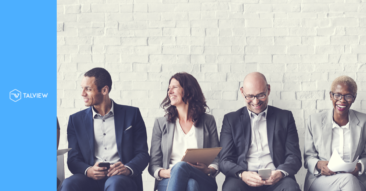 candidates waiting for an interview